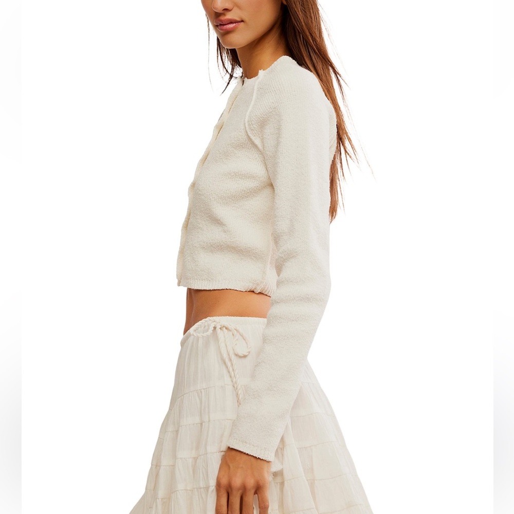 FREE‎ PEOPLE Sydney Shrunken Cardigan, Size SMALL - Picture 3 of 15